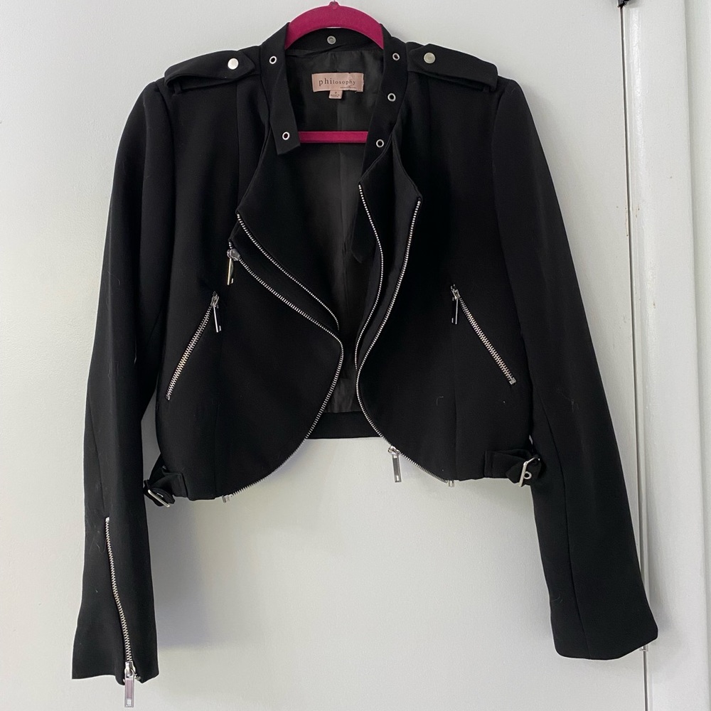 Philosophy black jacket